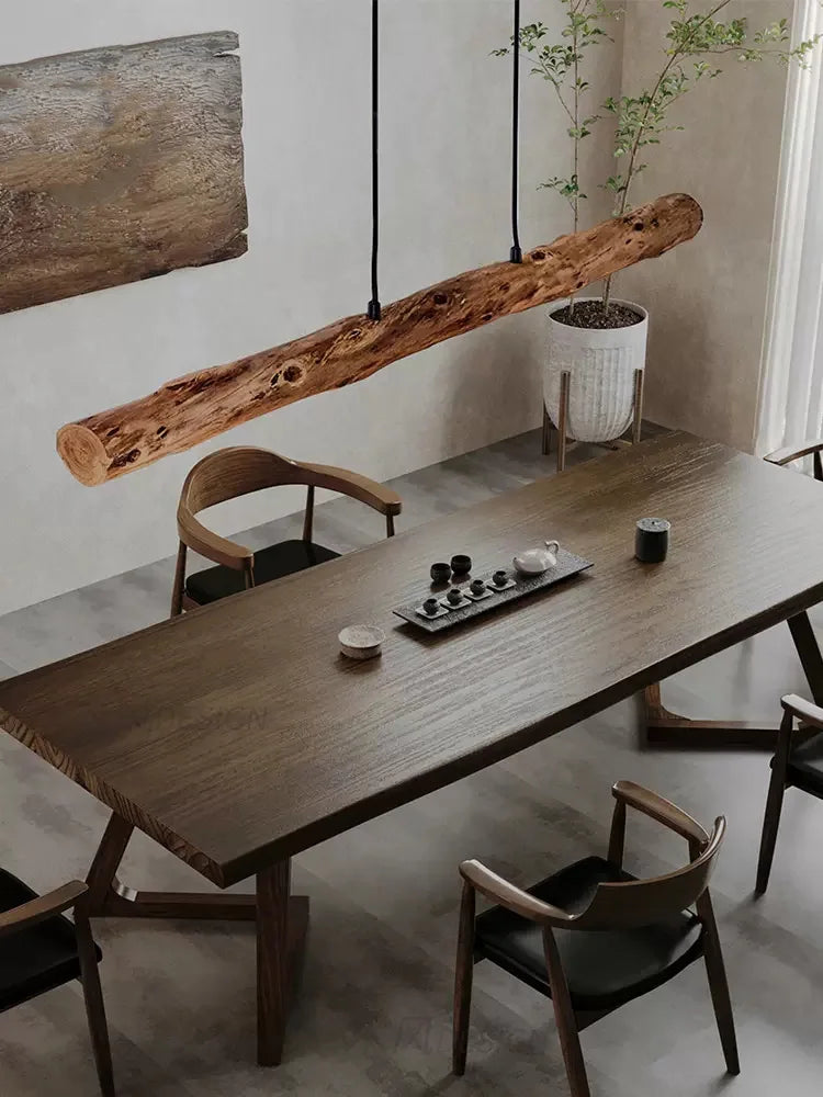 Suspension en bois minimalistes
