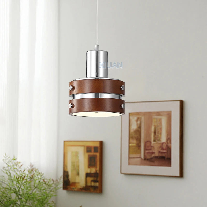 applique murale led bauhaus bois rétro pour lecture - vue 5 sur 8