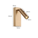 3W LED Reading Wall Lamp With Switch DC5V USB Charging Port Bedside 350 Degree Rotation Bedroom Hotel Headboard Sconces Light