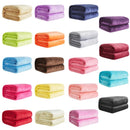 Plaid polaire flanelle douce fausse fourrure salon chambre