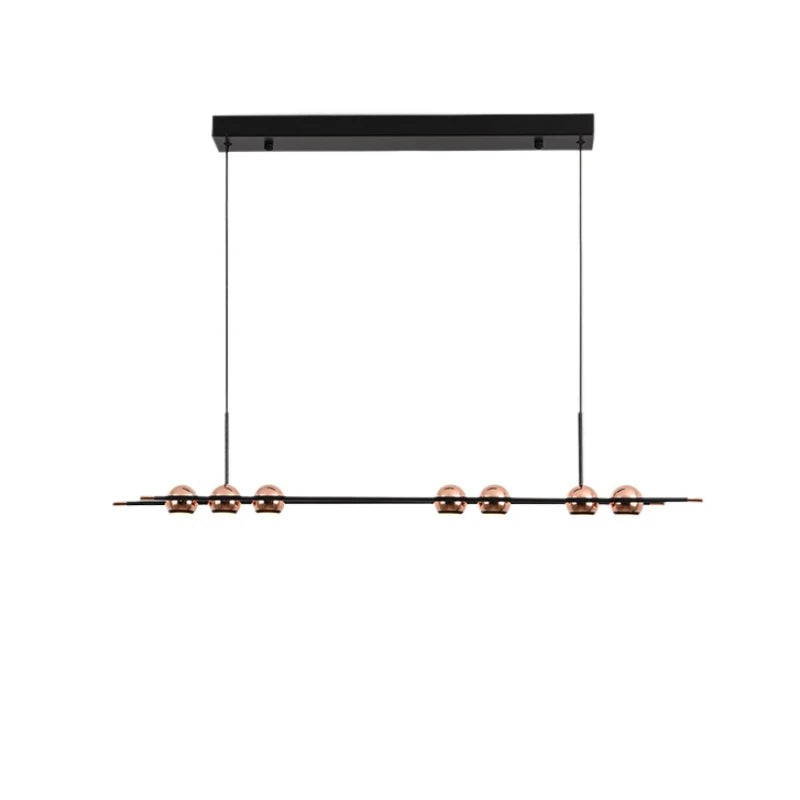 Minimalist modern ball chandelier for interior decoration - vue 5 sur 12
