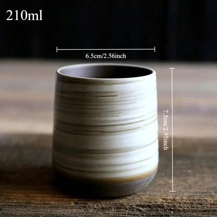 Tasse a thé japonaise raku style kung fu - vue 7 sur 7