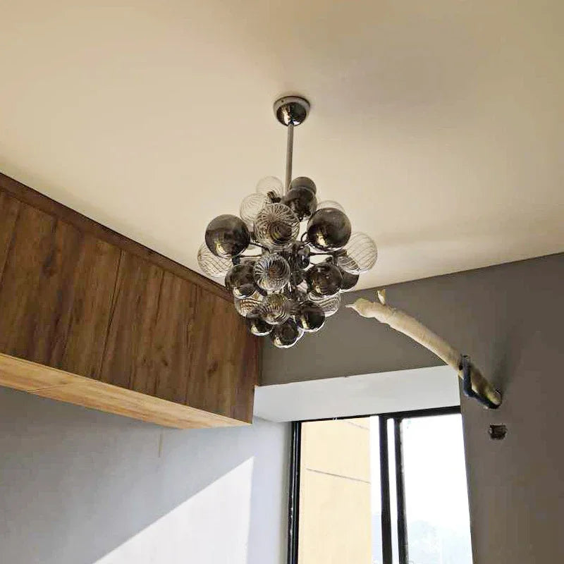 Scandinavia Designer Hanging Rod Pendant Light Ceiling Chandelier Suspension Lamp for Living Room Bedroom - vue 6 sur 9