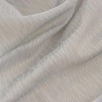 Voilage jacquard floral style rétro pour salon chambre
