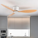 Haute qualité nordique plancher bas moderne ventilateur de plafond lampe DC LED ventilateur de plafond avec télécommande ménage simple ventilateur de plafond