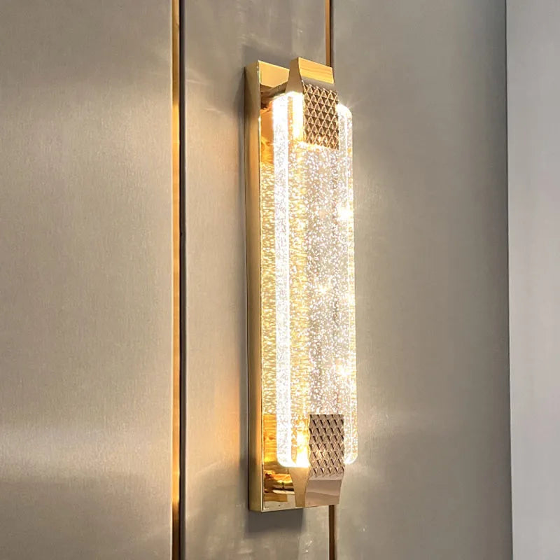 applique luxe moderne or noir 110-220v décoration éclairage intérieur - vue 4 sur 16