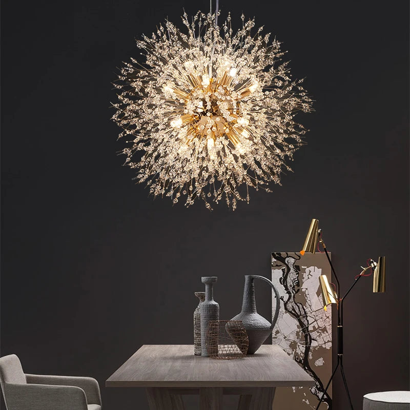 lustre à led moderne style nordique pour décoration intérieure - vue 5 sur 14