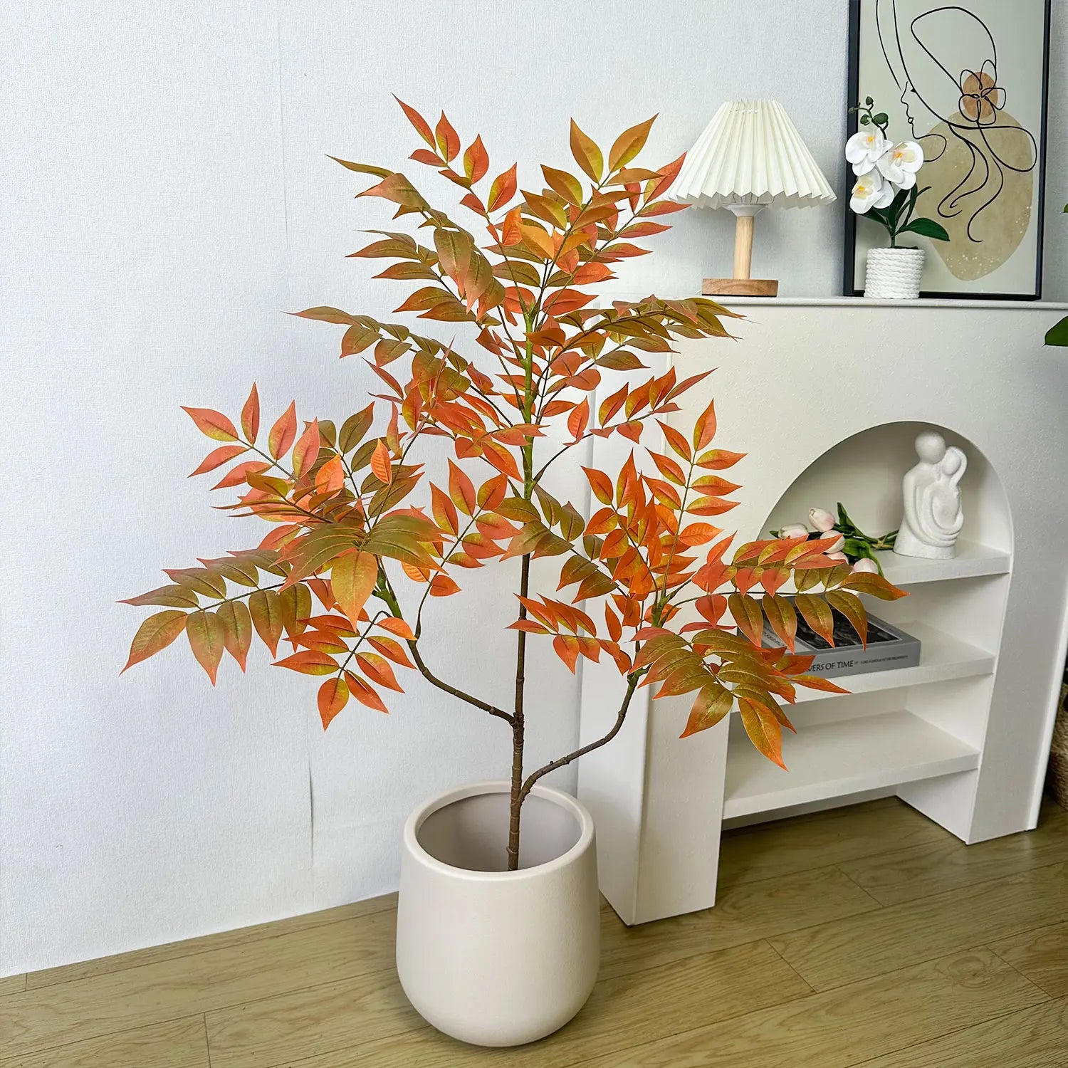 plantes artificielles grandes fausses branches pour décoration intérieure extérieure - vue 4 sur 14