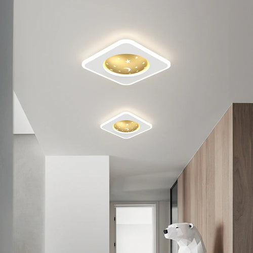 Nordic minimalist recessed LED ceiling light post-modern luxury - vue 2 sur 12