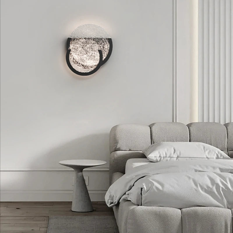applique murale en acrylique lampe d ambiance design moderne pour intérieur - vue 5 sur 7