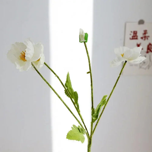 fleurs artificielles coquelicots pour mariage et décoration intérieure - vue 17 sur 25