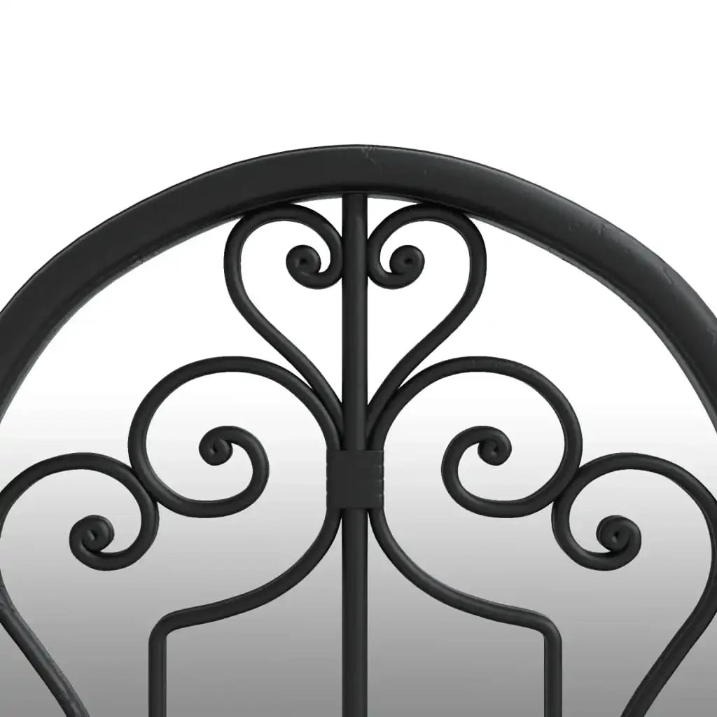Black mirror 100x45 cm iron for indoor use, home decoration wall decal living room decoration - vue 5 sur 7
