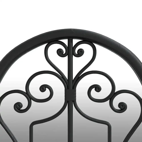 Black mirror 100x45 cm iron for indoor use, home decoration wall decal living room decoration - vue 6 sur 7