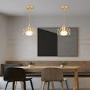Minimalist metal pendant light for modern interior decor
