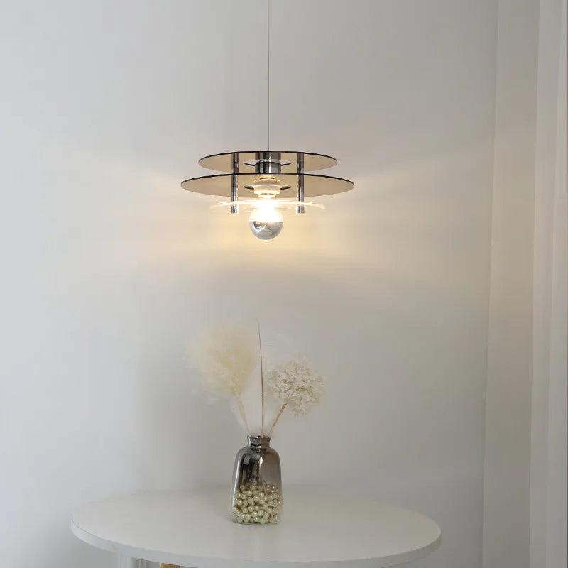 suspension ovni acrylique style nordique décoration maison - vue 5 sur 12