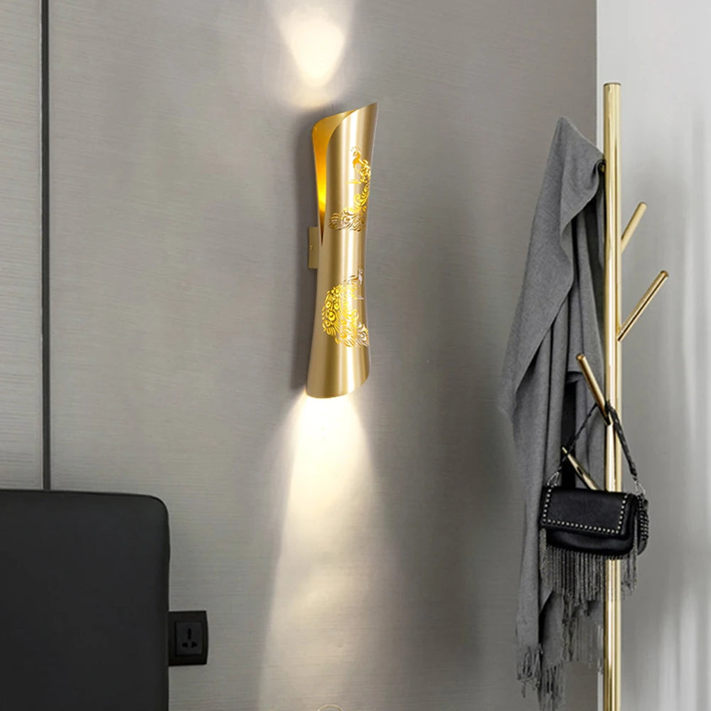 appliques murales décoratives en acier inoxydable pour intérieur - vue 4 sur 8