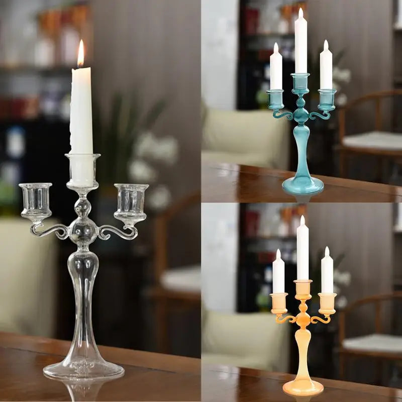 bougeoir décoratif à 3 têtes pour toutes occasions - vue 5 sur 9