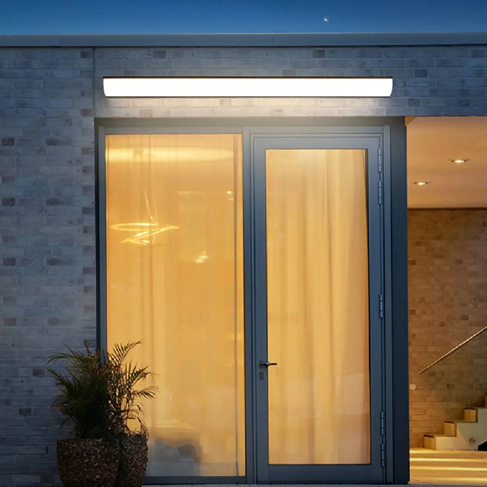 Elegant Aluminum Wall Mounted Sconce Lamp with 18W 26W 36W 48W Super Bright Lighting for Porch, Daily Lighting, Yard and Garden - vue 5 sur 10