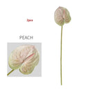 feuilles d'anthurium artificielles pour décoration florale et jardin