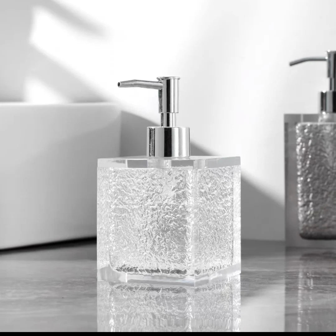 distributeur de désinfectant mains résine rechargeable portable savon lotion - vue 7 sur 16