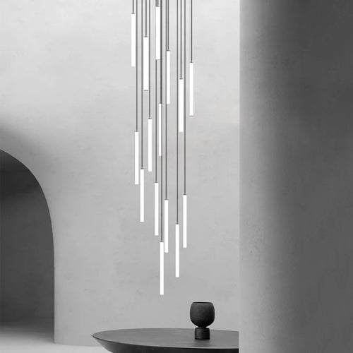 lustre moderne minimaliste de luxe pour duplex