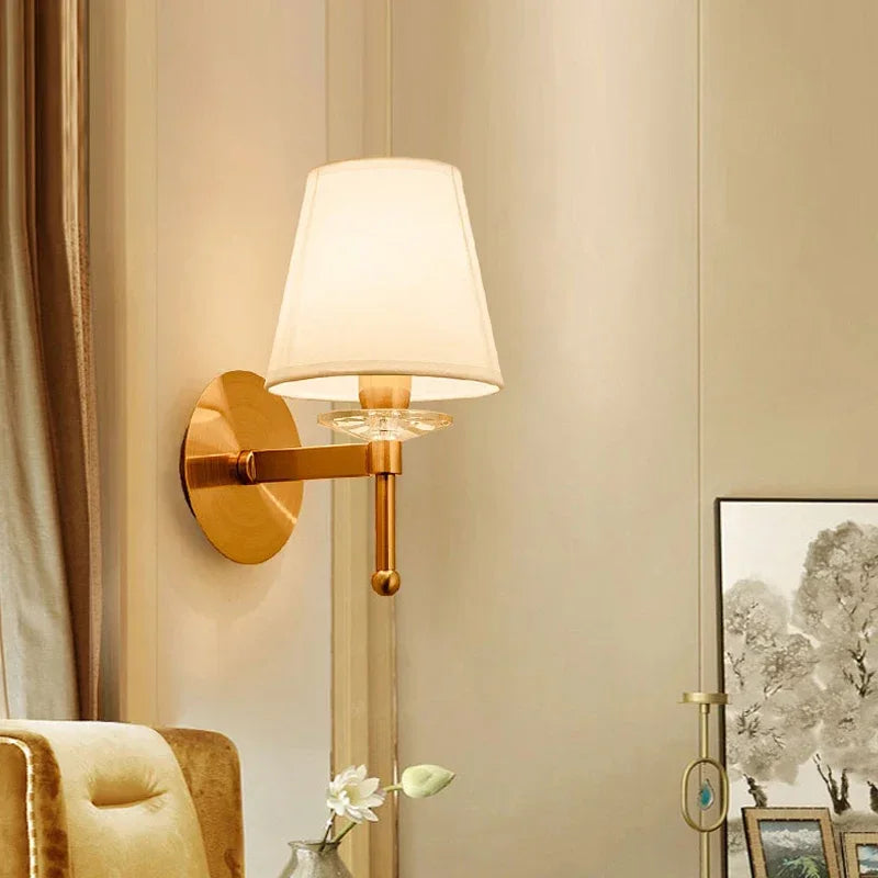 applique murale led simple style européen pour hôtel villa