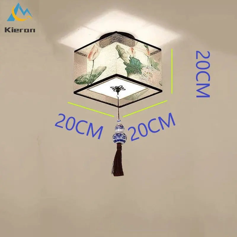 plafonnier led moderne simple lotus oiseau pour hôtel ktv - vue 7 sur 30