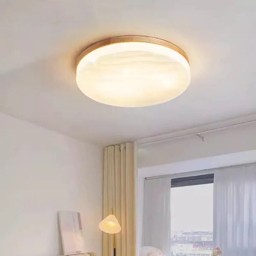 Lampe plafonnier bois nordique moderne - vue 2 sur 13