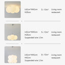 lustre nordique led nuage 4/8 têtes décor bulles luminaires