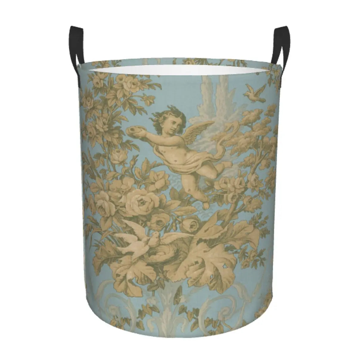 panier à linge pliable personnalisé classique en toile de jouy pour jouets - vue 13 sur 29