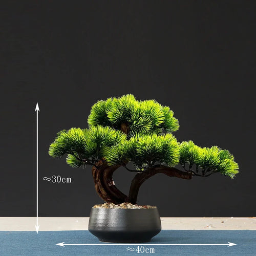 faux arbre bonsaï décoratif pour salon et aménagement paysager