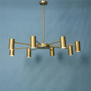 Modern adjustable nordic minimalist multi-head creative chandelier