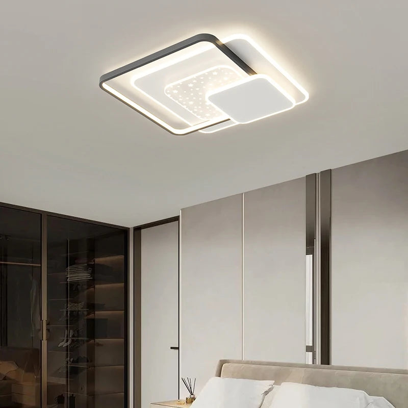 lampe de salon moderne ultra-mince led protection des yeux - vue 4 sur 14