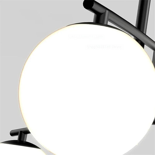 lustre led moderne youlaike en verre pour salon cuisine