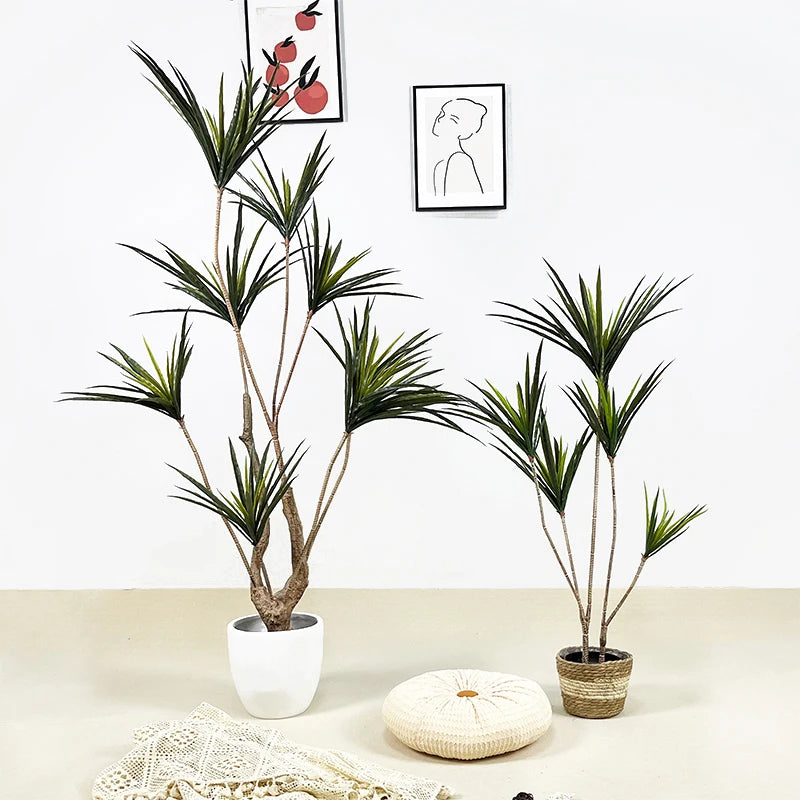 plantes artificielles dracaena pour décoration intérieure tropicale - vue 4 sur 20