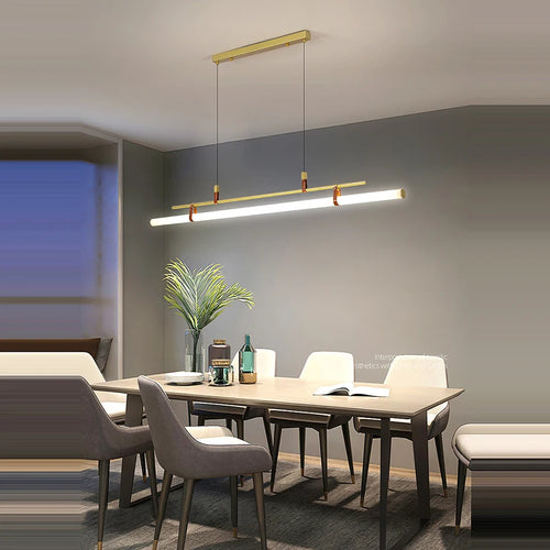 lustre minimaliste à led tendance 2022 éclairage suspendu - vue 5 sur 10
