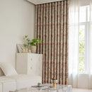 Rideau occultant motif floral style moderne pour salon