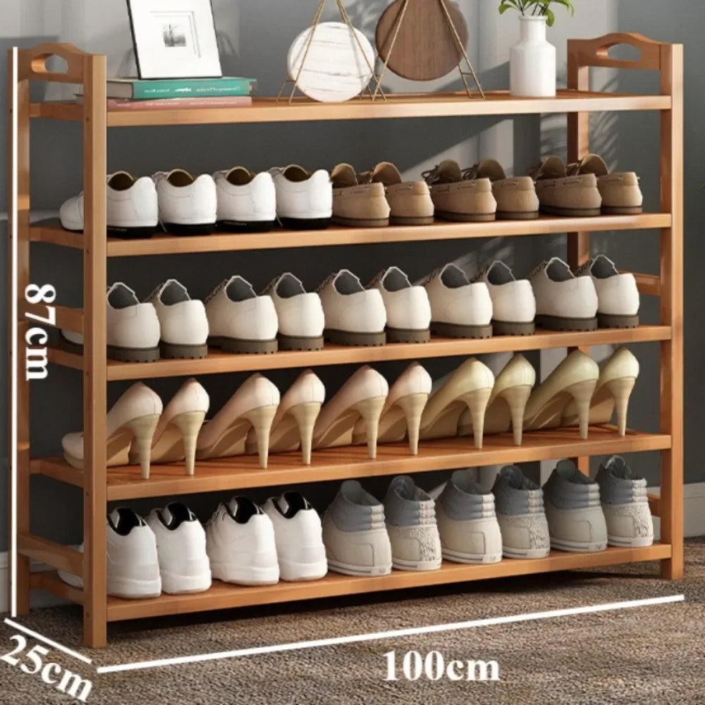 étagère à chaussures intérieure 3 4 5 étages organisateur de rangement multicouche - vue 8 sur 17