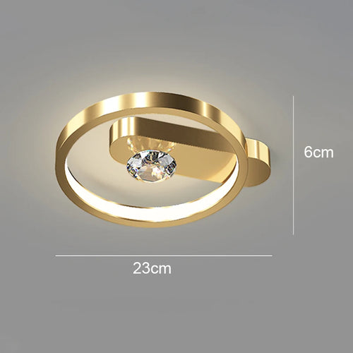 plafonnier led nordique pour décoration intérieure maison - vue 12 sur 16