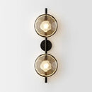 Modern minimalist glass LED wall light for interior decoration