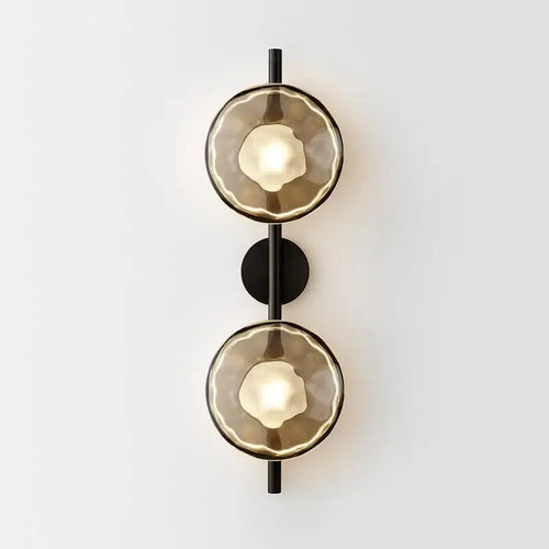 Modern minimalist glass LED wall light for interior decoration - vue 2 sur 17