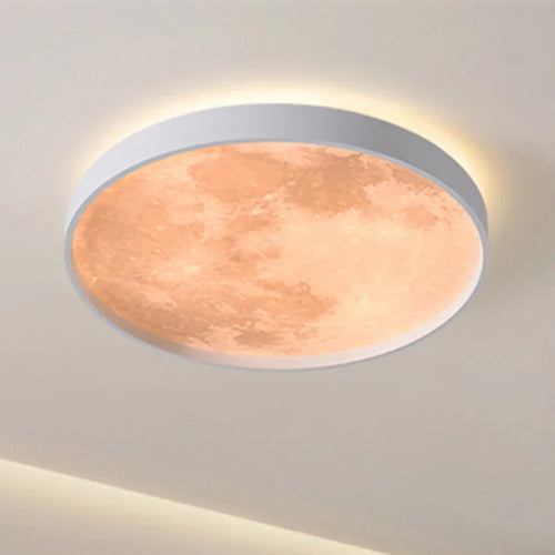 plafonnier led créatif en forme de lune design moderne décoratif