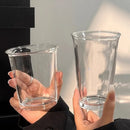 Mug en verre transparent style bubble tea coréen