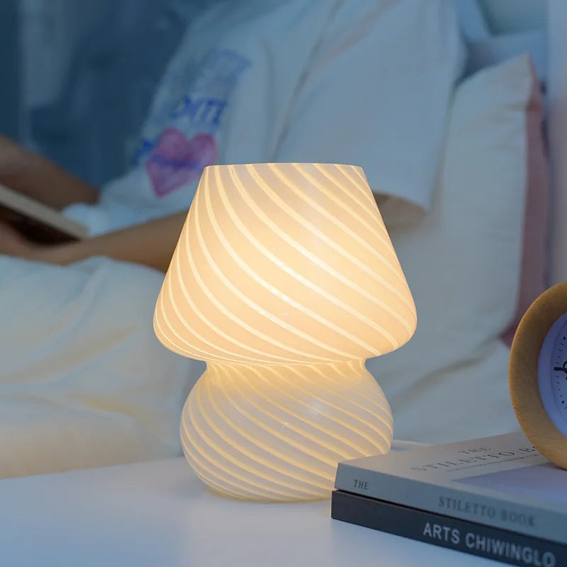 Lampe de bureau LED en verre - vue 3 sur 12