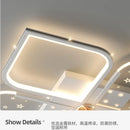 lustre led moderne quatre feuilles herbe ciel étoilé intérieur