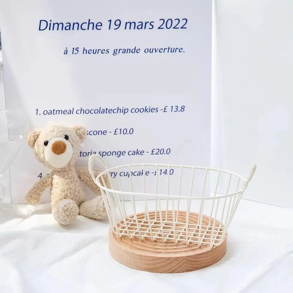 paniers en fil de fer pour rangement et organisation - vue 8 sur 8