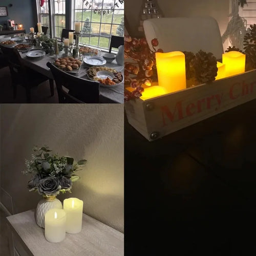 lampe à bougie électrique sans flamme pour décorations de mariage et fêtes - vue 5 sur 14