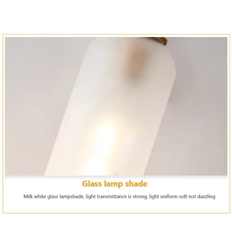 Applique murale led verre luxe intérieur chambre salon maison - vue 6 sur 18