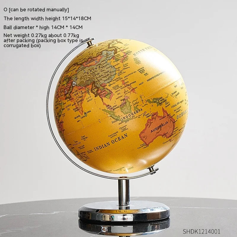 artisanat moderne globe décoratif pour bureau et salon - vue 16 sur 16