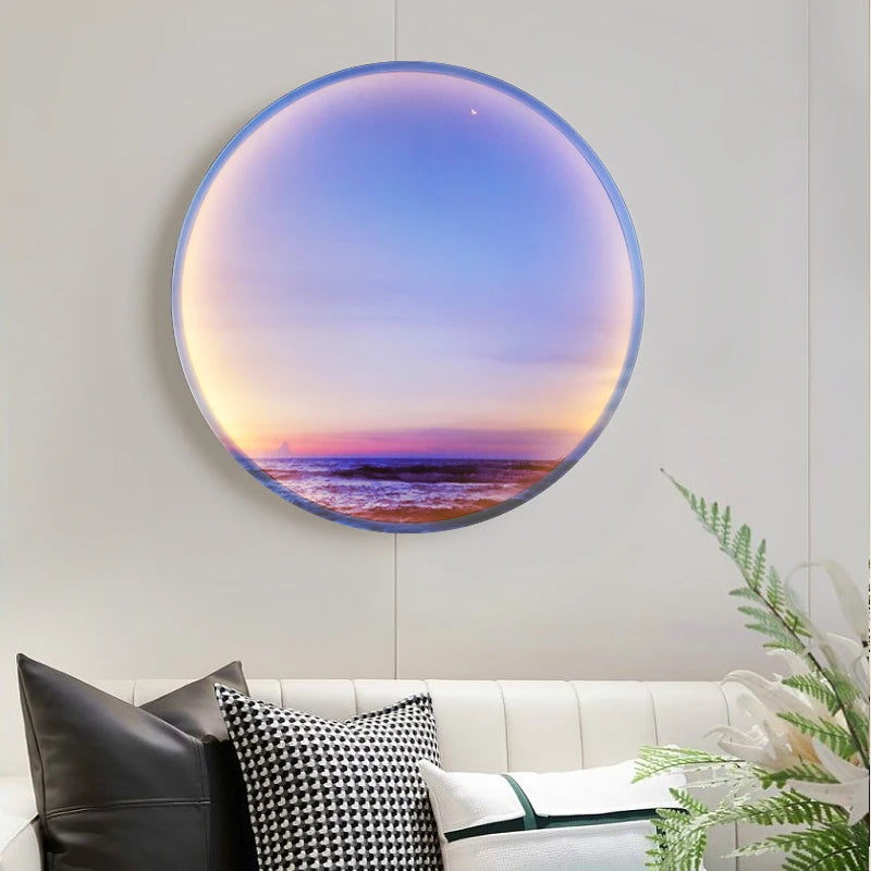 applique murale led circulaires décoration ciel étoilé cosmique